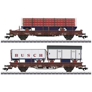 Märklin 45042 H0 2-delige set goederenwagons circus Busch van de DR