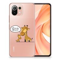 Xiaomi Mi 11 Lite | 11 Lite 5G NE Telefoonhoesje met Naam Giraffe - thumbnail