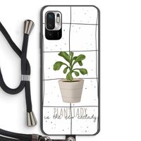 Kamerplant op vensterruit: Xiaomi Redmi Note 10 5G Transparant Hoesje met koord