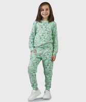 SET - Pants And Sleeve Little Birds Green - thumbnail