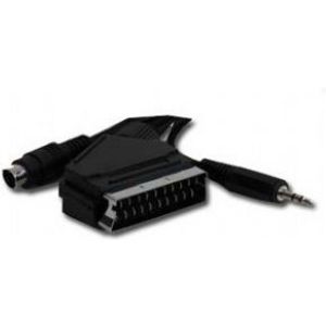 Gembird 15m Scart S-Video 3.5mm M/M