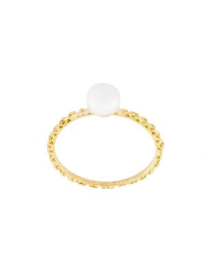 Wouters & Hendrix Gold bague à détail de chaîne - Or