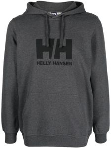 Helly Hansen hoodie en coton biologique à logo imprimé - Gris