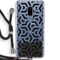Crazy pattern: Samsung Galaxy S9 Plus Transparant Hoesje met koord