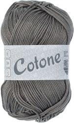 Lana Grossa Cotone 019 Donkergrijs