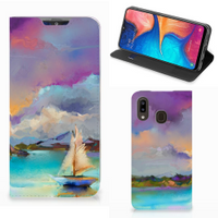 Bookcase Samsung Galaxy A30 Boat - thumbnail