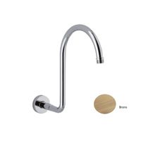 Douchearm Sanimex Giulini Rond Gebogen 30.5cm Brons