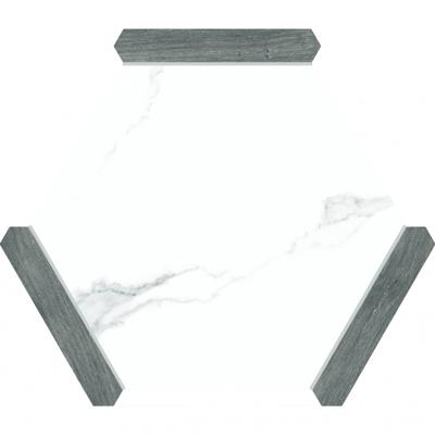 Monopole Avant Hexagon Tegels Denia Grijs 22 x 25 CM Porselein