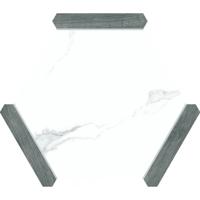Monopole Avant Hexagon Tegels Denia Grijs 22 x 25 CM Porselein