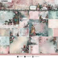 Studio Light • jenine's mindful art christmas blush designer paper pad backgrounds