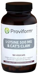 Proviform L-lysine 500mg & cat&apos;s claw