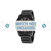 Diesel horlogeband DZ1566 Roestvrij staal (RVS) Zwart 24mm - thumbnail