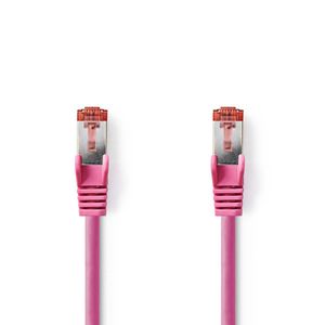 Nedis CCGP85221PK75 netwerkkabel Roze 7,5 m Cat6 S/FTP (S-STP)