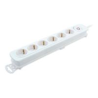 Stopcontactenstrip 6 Tomas met Interruptor TM Electron 3680 W