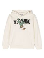 Moschino Kids hoodie à motif Teddy Bear - Blanc