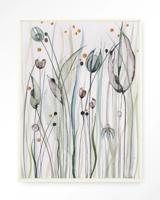 Urban Cotton Wandkleed 'Dreamy Landscape' 80 x 110cm in Floating Frame - off white