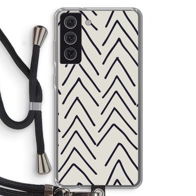 Marrakech Arrows: Samsung Galaxy S21 FE Transparant Hoesje met koord
