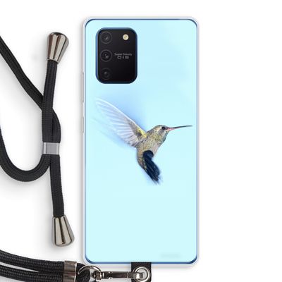 Kolibri: Samsung Galaxy Note 10 Lite Transparant Hoesje met koord