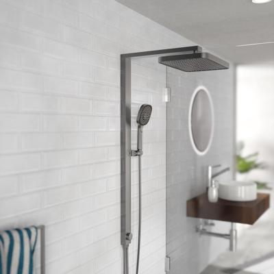 Schutte LA PALMA Hoofddouche-Set | Mat grafiet - 60687