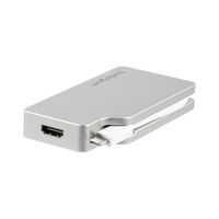 StarTech.com Aluminium A/V reisadapter: 4-in-1 USB-C naar VGA, DVI, HDMI of mDP 4K - thumbnail
