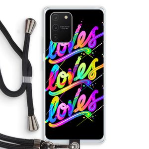 Loves: Samsung Galaxy S10 Lite Transparant Hoesje met koord