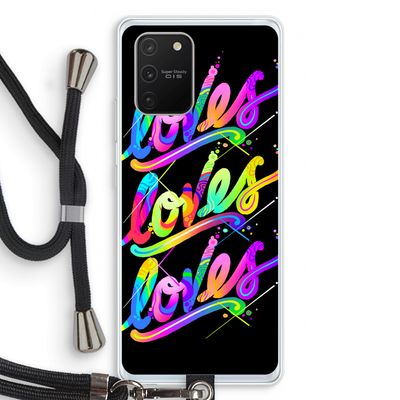 Loves: Samsung Galaxy S10 Lite Transparant Hoesje met koord