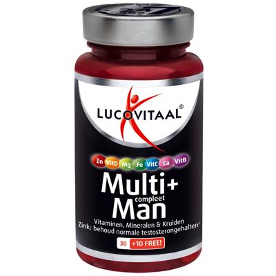 Lucovitaal Multi+ Man 40Tabletten Lucovitaal Multi+ Man 40Tabletten