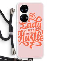 Hustle Lady: Huawei P50 Transparant Hoesje met koord