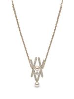 Yoko London collier Sleek en or 18ct à pendentif orné de perles d'Akoya et diamants