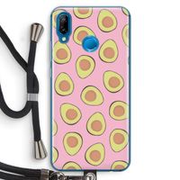 Dancing avocados: Huawei P20 Lite Transparant Hoesje met koord