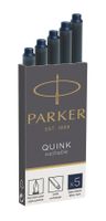 Parker Quink inktpatronen blauw-zwart, doos met 5 stuks - thumbnail