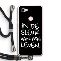De Sleur: Pixel 3 XL Transparant Hoesje met koord