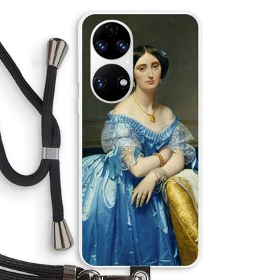 Eleonore: Huawei P50 Transparant Hoesje met koord
