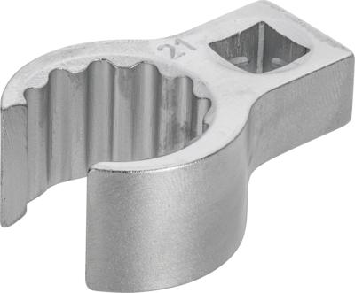 HAZET Ringsleutel · open 848Z-21 · 3/8 inch (10 mm) vierkant hol · Buitentwaalfkant profiel · SW 21 mm · Binnenvierkant 10 =