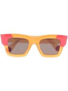 Jacquemus lunettes de soleil Baci à monture carrée - Orange