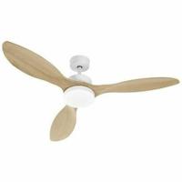 Plafondventilator met licht FARELEK Ø 137 cm 100 W Wit