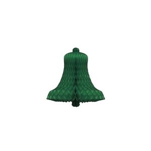 1x Decoratie kerst versiering kerstklok groen 50 cm