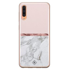 Samsung Galaxy A50/A30s siliconen telefoonhoesje - Rose all day
