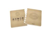 Schrift adoc bio a5 ruit 5x5mm 144pag 90gr kraft | 10 stuks
