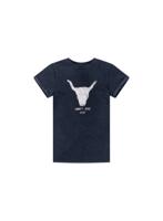 Kids Knitted Bull T-Shirt Dress Black