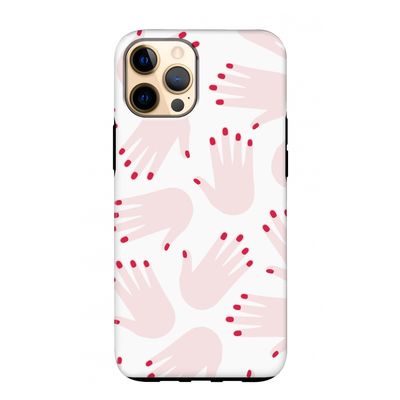 Hands pink: iPhone 12 Pro Max Tough Case