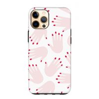 Hands pink: iPhone 12 Pro Max Tough Case
