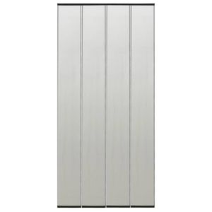 VidaXL Vliegengordijn 5-delig 120x240 cm mesh zwart