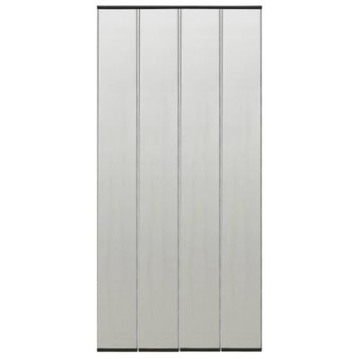 VidaXL Vliegengordijn 5-delig 120x240 cm mesh zwart