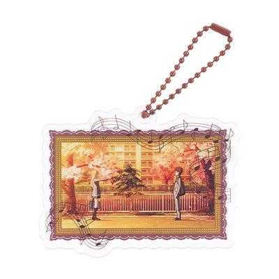 Your Lie in April Acrylic Keychain Anime Scene B 8 cm Your Lie in April Acrylic Keychain Anime Scene B 8 cm