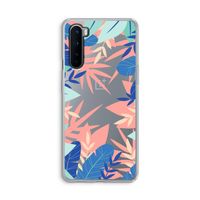 Tropisch: OnePlus Nord Transparant Hoesje