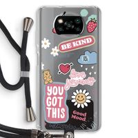Positivity: Xiaomi Poco X3 Pro Transparant Hoesje met koord