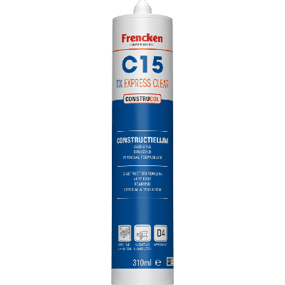 Frencken C15 Tix Expresse Constructielijm Transparant