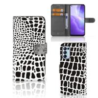 OPPO Find X3 Lite | Telefoonhoesje | Met pasjeshouder | Slangenprint OPPO Find X3 Lite | Telefoonhoesje | Met pasjeshouder | Slangenprint
