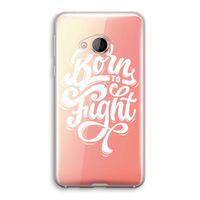 Born to Fight: HTC U Play Transparant Hoesje
